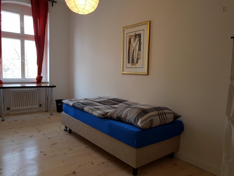 Bright bedroom in Kreuzberg