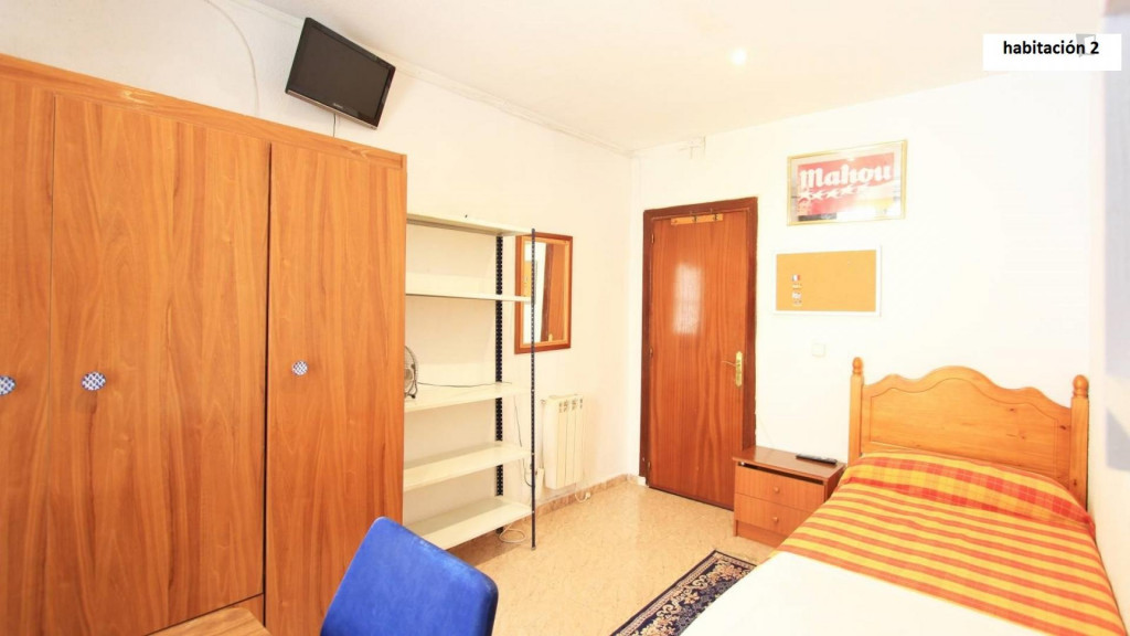 Neat and cosy single bedroom near Plaza de España