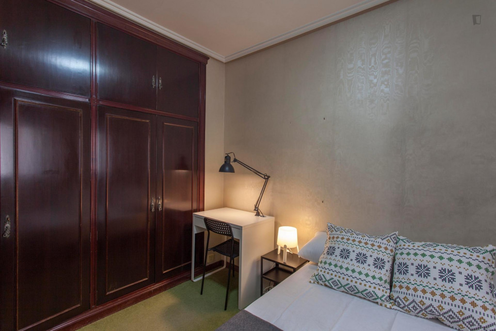 Fantastic double bedroom close to San Vicente Mártir Catholic University of Valencia