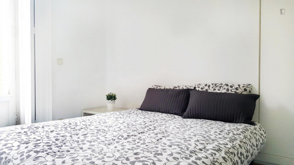 Tasteful double bedroom near the popular Puerta del Sol area