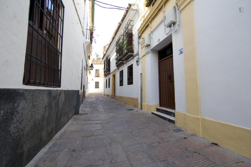 Simple single bedroom in proximity to Mezquita-catedral de Córdoba