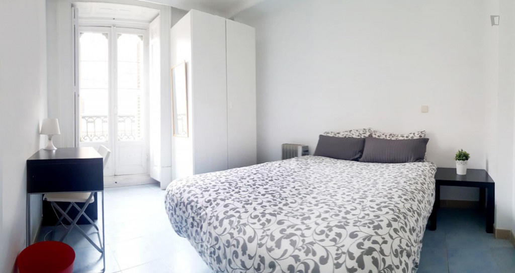 Graceful double bedroom near the Sol train station