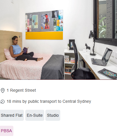 Central Student Accommodation 2+ Bedroom Shared Housing in Sydney