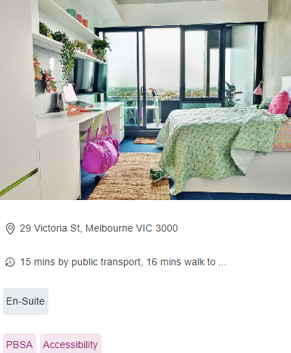  Scape Victoria Street Wheelchair Accessible Student Accommodation in Melbourne