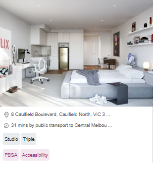 Realm Caulfield Wheelchair Accessible Student Accommodation in Melbourne