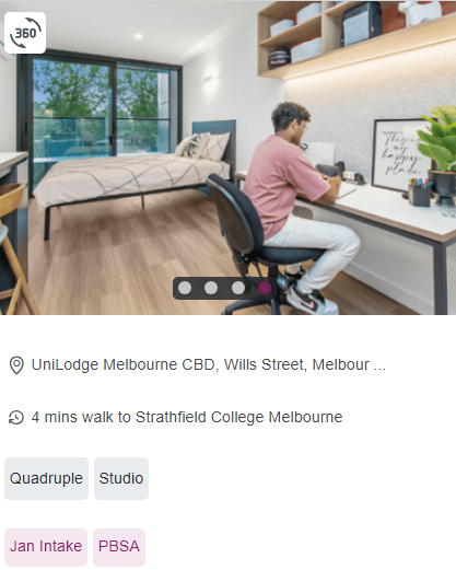 Unilodge Melbourne CBD 2+ Bedroom Shared Housing Melbourne