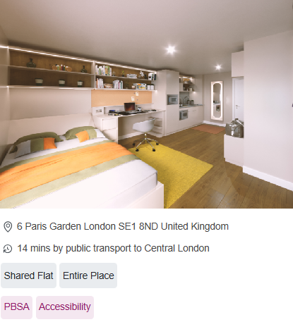 IQ Paris Gardens Student Accommodation in London City Centre