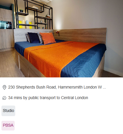 Hammersmith Residence - Flexible Tenancies Student Studio Room in London