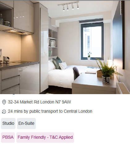 Islington Residence - Flexible Tenancies Private Student Accommodation in London