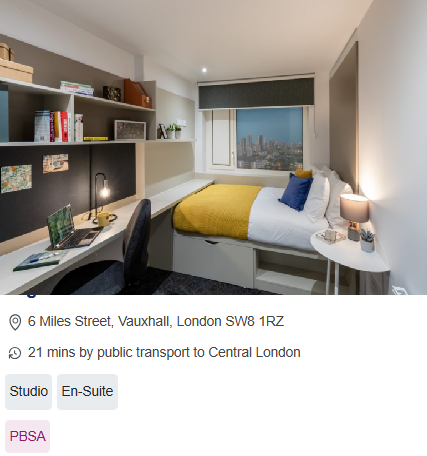 Vega - Flexible Tenancies Private Student Accommodation in London