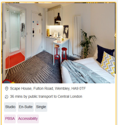 Scape Wembley Single-Room Student Accommodation in London