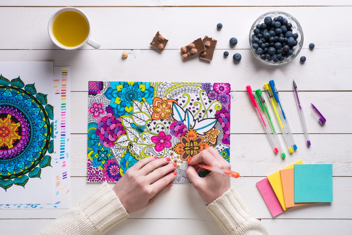 Try Adult Coloring Books