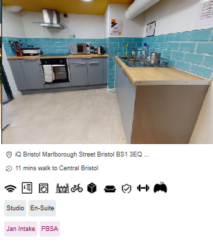 iQ Bristol Furnished Student Accommodation in Bristol